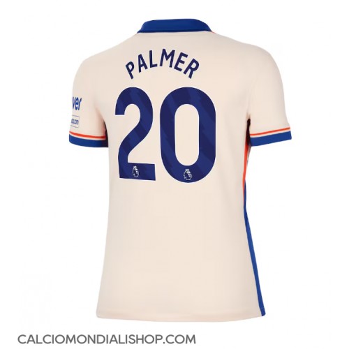 Maglie da calcio Chelsea Cole Palmer #20 Seconda Maglia Femminile 2024-25 Manica Corta